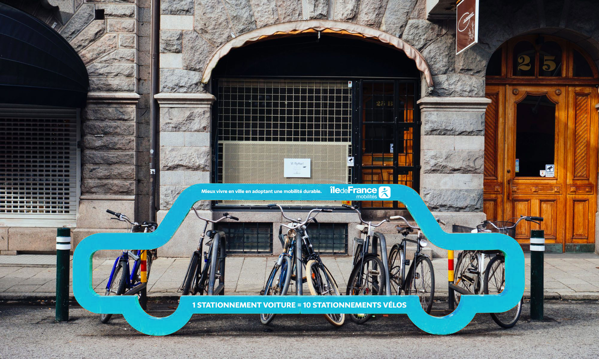 Concept parking vélos dans le cadre d'une redynamisation de la mobilité dans la commune de Saint-Quentin-en-Yvelines