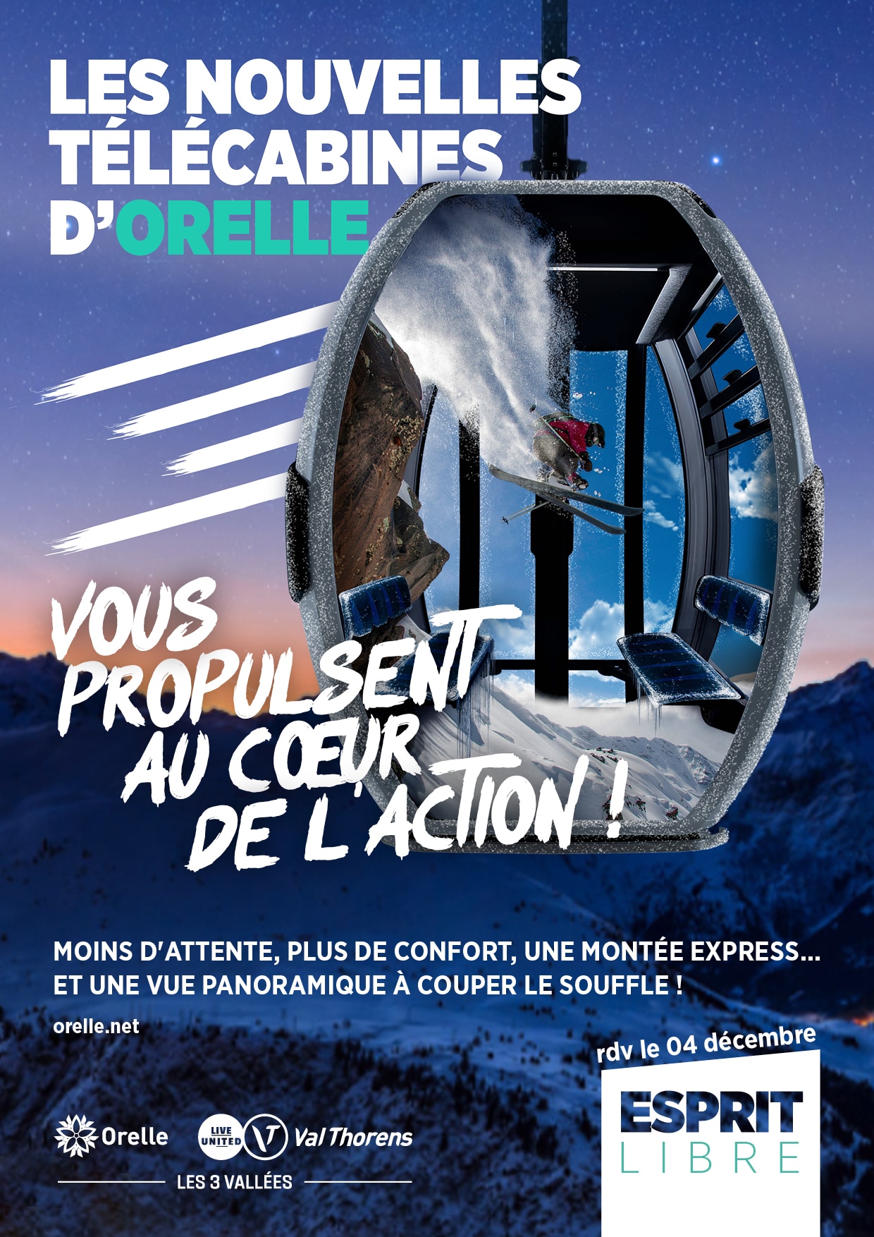 Affiche promotionnelle - Orelle / Les 3 Vallées - 1