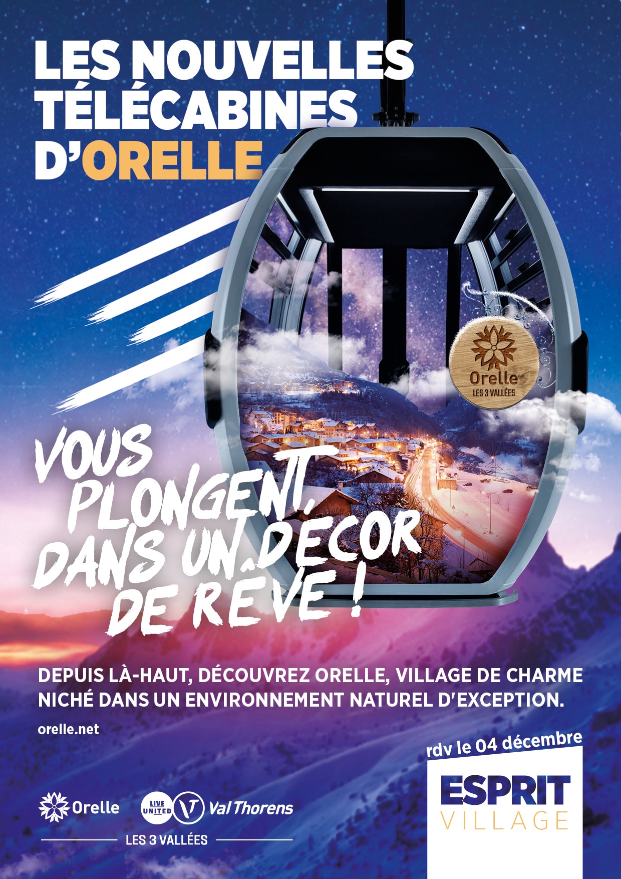 Affiche promotionnelle - Orelle / Les 3 Vallées - 3